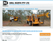 Tablet Screenshot of drillnorth.com.au
